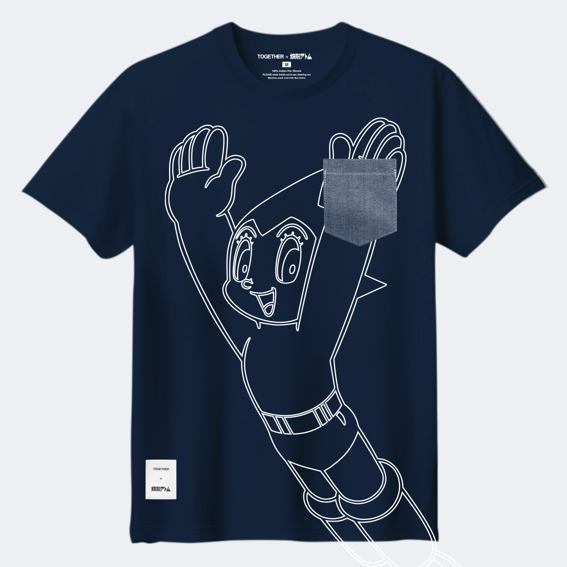 TOGETHER® x Astro Boy Pocket T-shirt | IP0606
