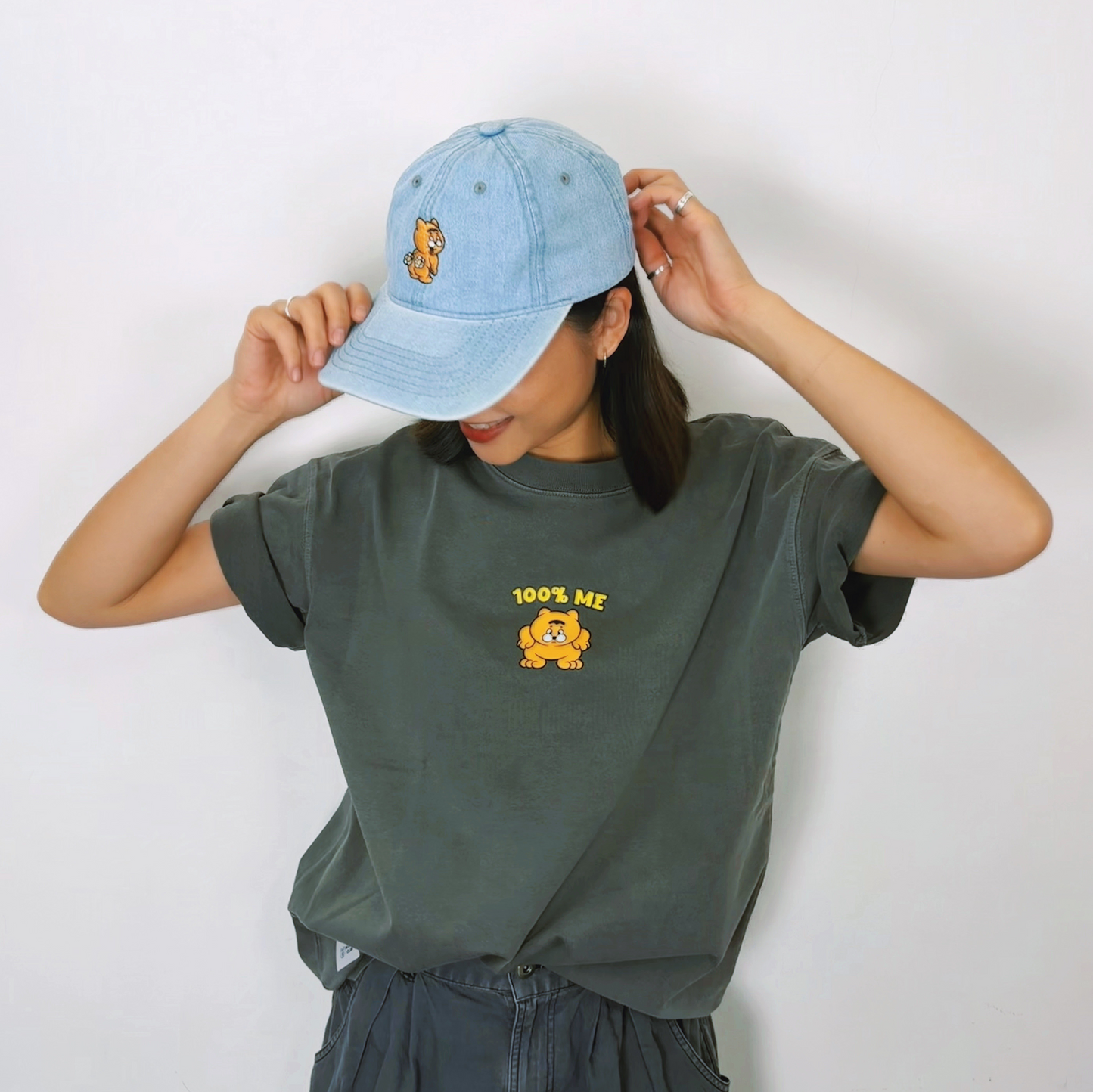 TOGETHER® x THE WOOF CLUB Washed Oversize T-shirt | IP2701