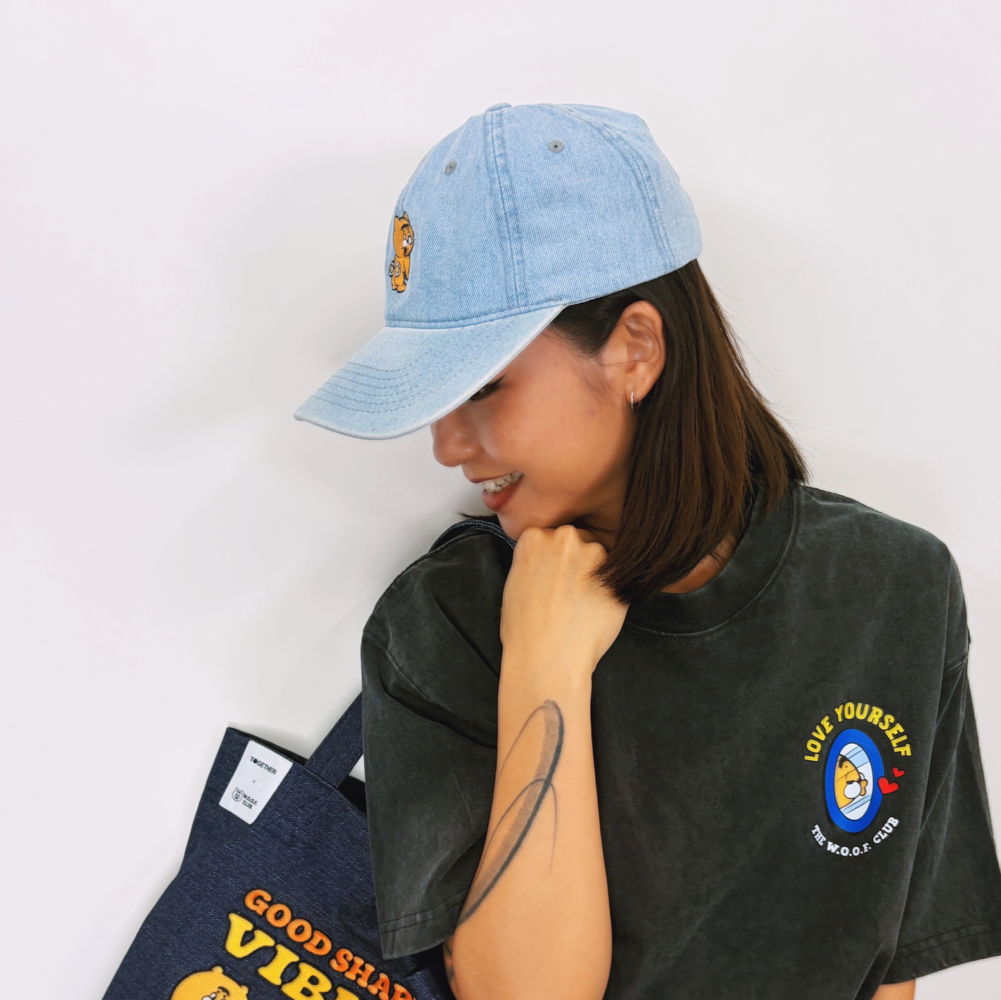 TOGETHER® x THE WOOF CLUB Washed Cap | IP2704